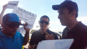 Gypsy Cab Nosara Drivers at the Airport waiting for clients